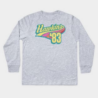 Hawkins '83 Retro Wash Kids Long Sleeve T-Shirt